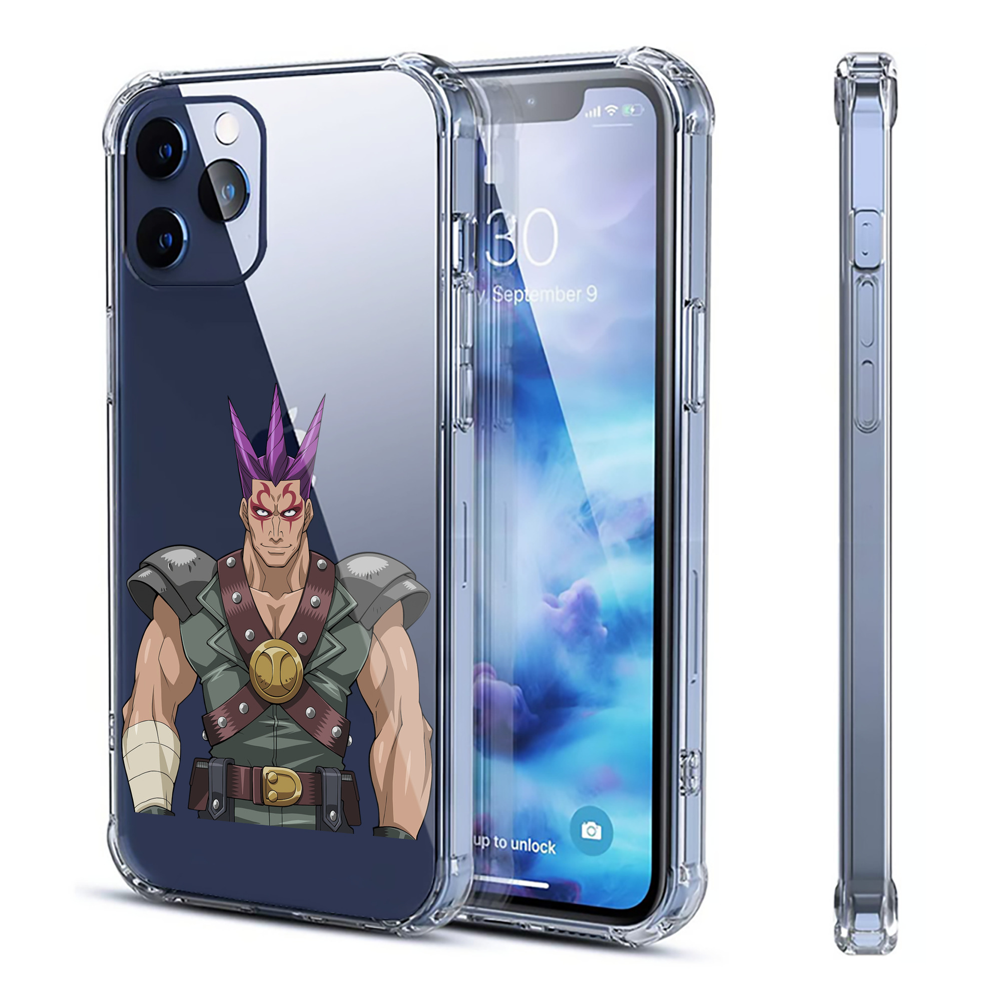 （画像用） 遊☆戯☆王 Yu-Gi-Oh! 【iPhone 12シリーズ対応】透明スマホケース（クリアソフトケース）